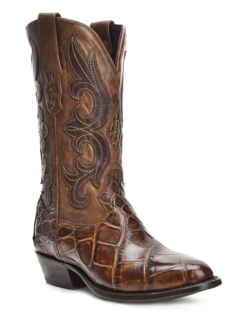 Montana Men's Doroteo Western Boots-Honey