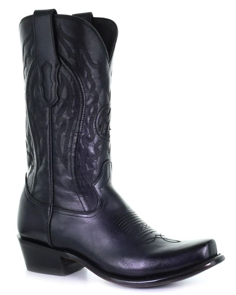 Montana Men's Jefferson Western Boots-Black