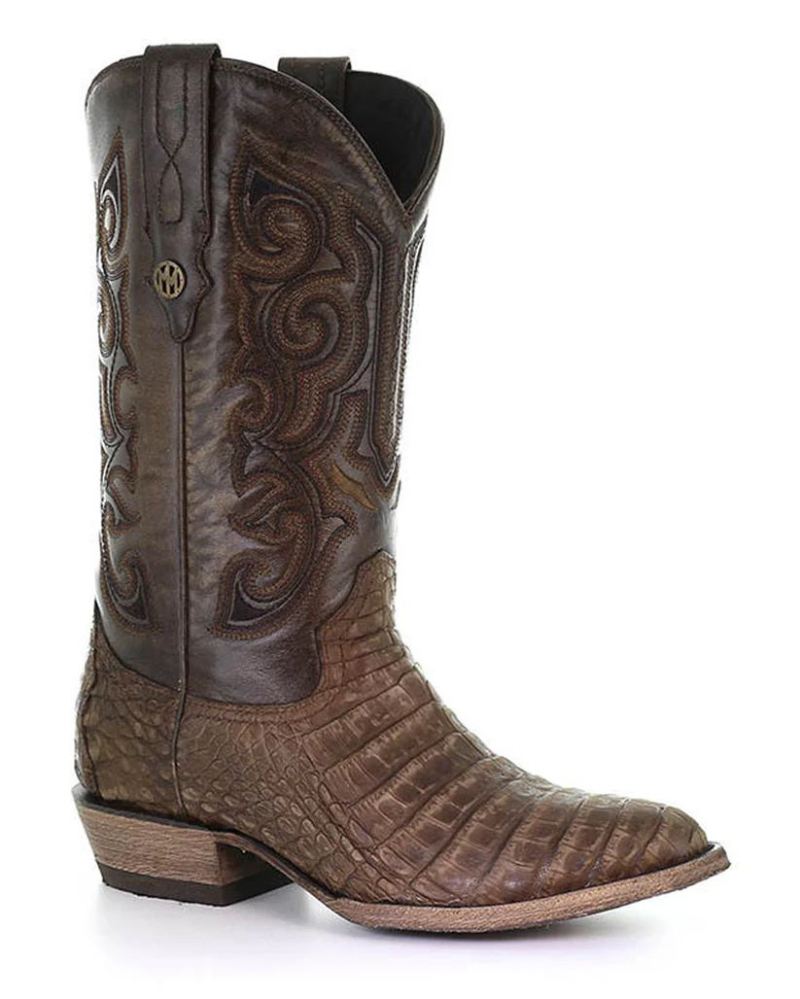 Montana Men's Leon Western Boots-Honey