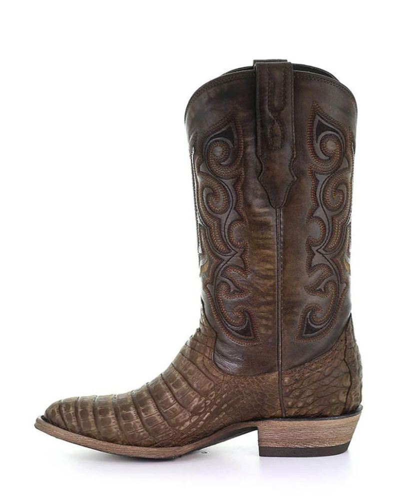 Montana Men's Leon Western Boots-Honey