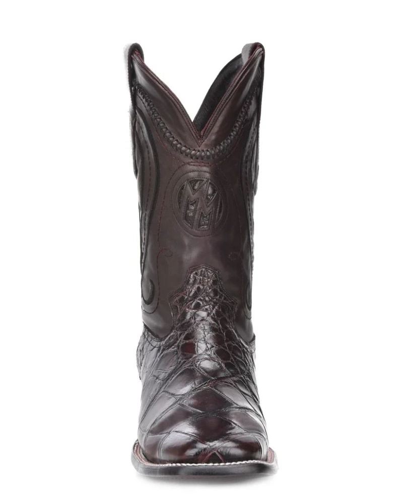 Montana Men's Cooper Western Boots-Burgundy