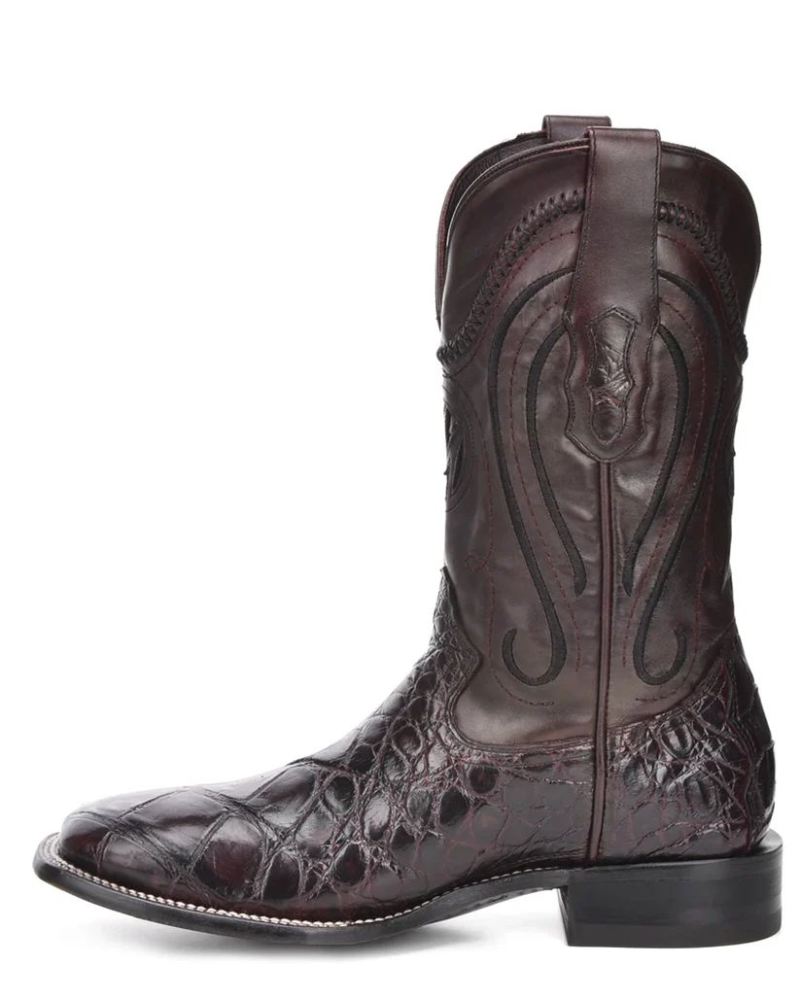 Montana Men's Cooper Western Boots-Burgundy