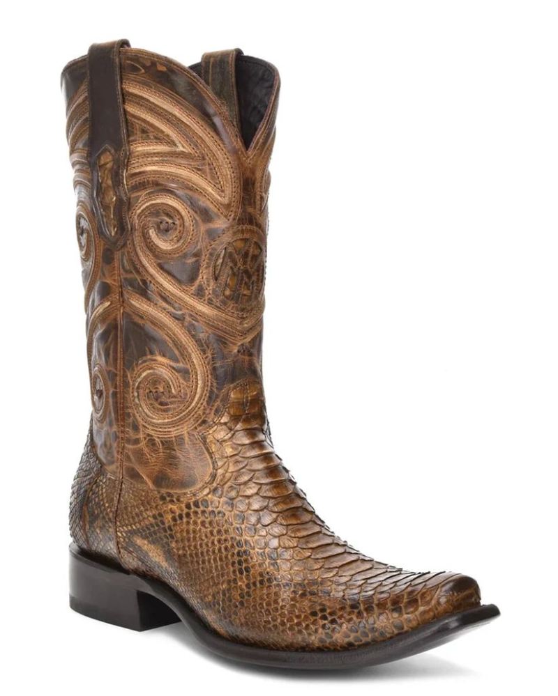 Montana Men's Cardenal Western Boots-Honey