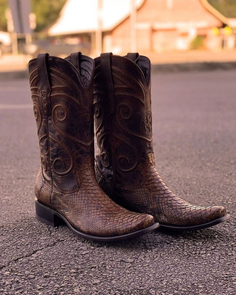 Montana Men's Cardenal Western Boots-Honey